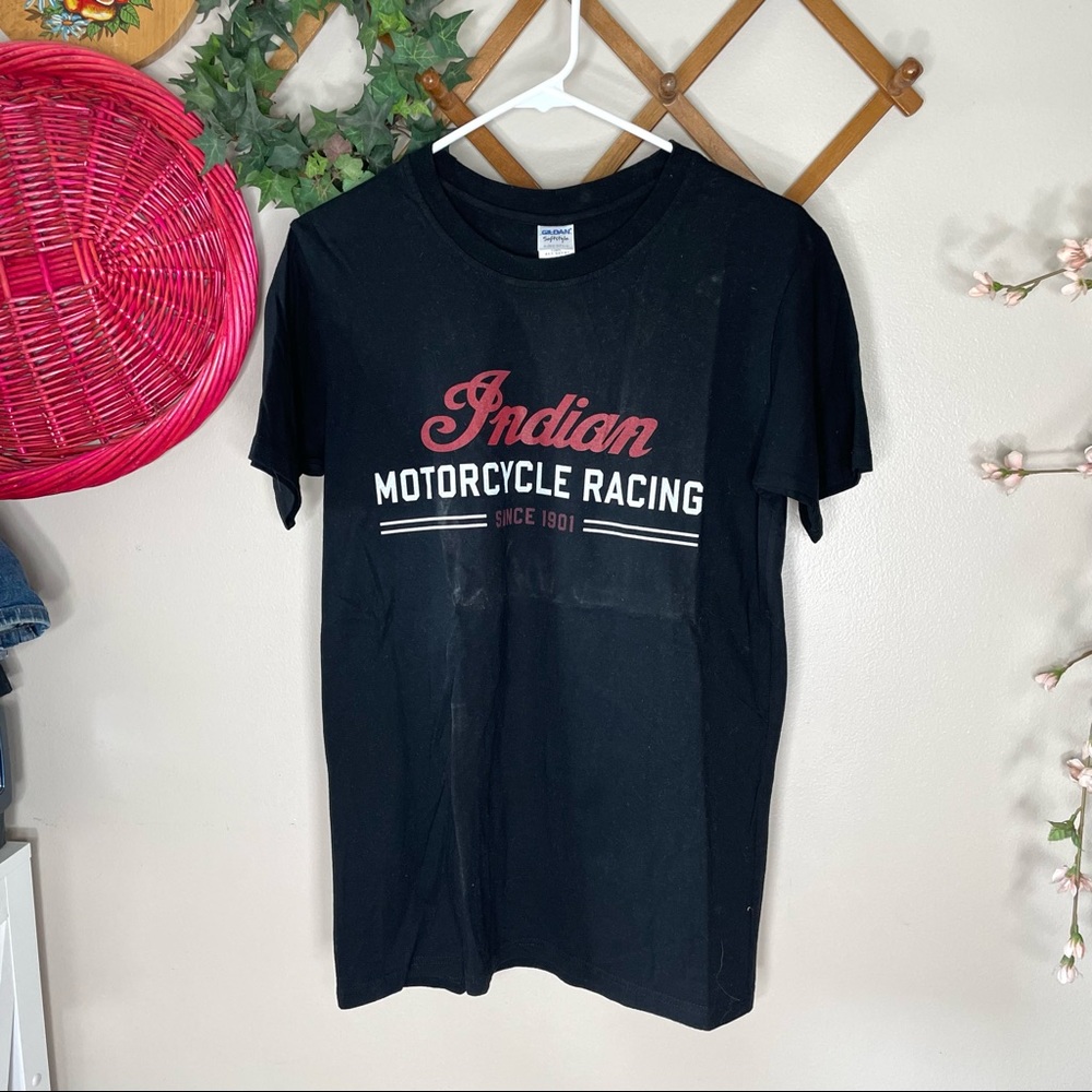 5/$25 indian motorcycle racing short sleeve T-shirt